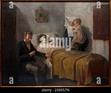 Scienza e carità, 1897, Pablo Picasso (1881-1973), Museo Museu Picasso, Barcellona, Catalogna, Spagna. Foto Stock