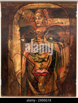 Francis Picabia, París, 1879 - 1953,. Amsel ou Sagesse, 1930, Museo Reina Sofia, Madrid, Spagna. Foto Stock