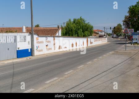 Negozio di ceramiche a Evora Foto Stock