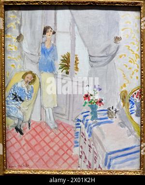 Il boudoir, 1921 (olio su tela), Henri Matisse (1869-1954), Musee de l'Orangerie, Tuileries, Parigi, Francia Foto Stock