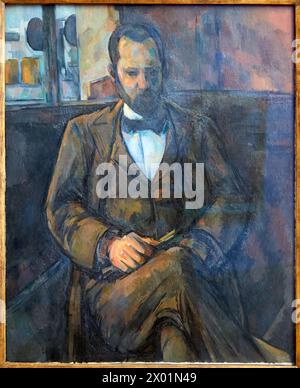 "Portrait d'Ambroise Vollard", 1899, Paul Cézanne, Petit Palais Musée des Beaux Arts de la Ville de Paris, Francia, Europa Foto Stock