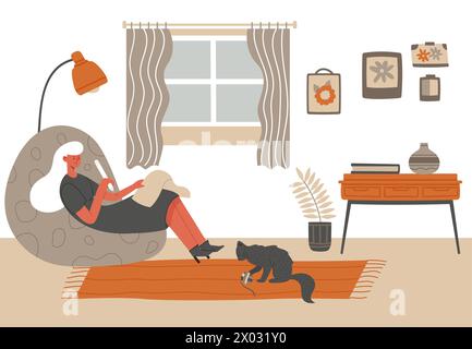 I freelance professionisti scrivono contenuti, scrittori e giornalisti Illustrazione Vettoriale