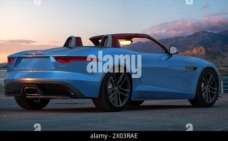 Jaguar F-Type R Dynamic Convertibile Foto Stock