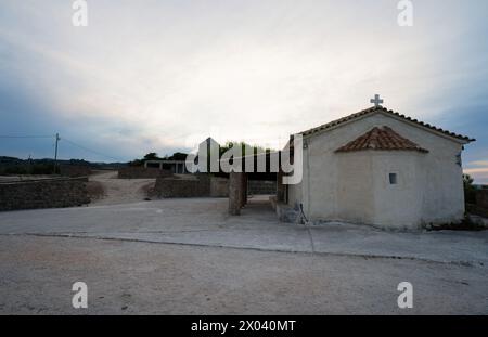 Piccola chiesa a zante Foto Stock