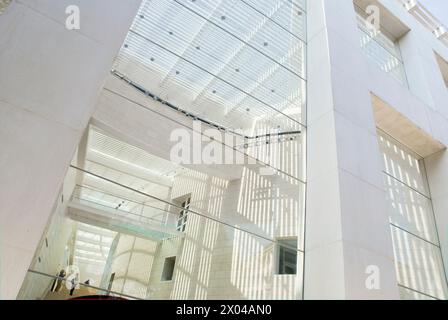 Telfair Museum of the Arts Jepson Center, progettato da Moshe Safdie, Savannah, Georgia Foto Stock