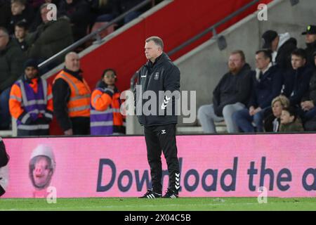 Southampton, Regno Unito. 09 aprile 2024. Il manager del Coventry City Mark Robins durante la partita del campionato EFL tra Southampton FC e Coventry City FC il 9 aprile 2024 Credit: Every Second Media/Alamy Live News Foto Stock