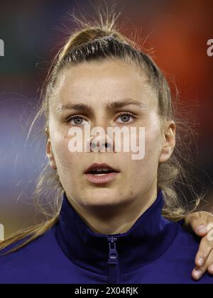 BREDA - Victoria Pelova delle donne olandesi durante la partita di qualificazione al Campionato europeo femminile nel gruppo A1 tra Paesi Bassi e Norvegia allo stadio Rat Verlegh il 9 aprile 2024 a Breda, Paesi Bassi. ANP | Hollandse Hoogte | MAURICE VAN STEEN Foto Stock