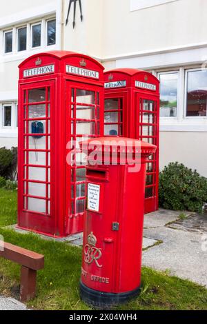 Municipio, Stanley, Isole Falkland, sabato 2 dicembre, 2023. foto: David Rowland / One-Image.com Foto Stock