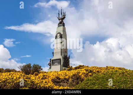 1914 Battle Memorial, il più meridionale memoriale della grande guerra, Ross Road, Stanley, Isole Falkland, sabato, 2 dicembre 2023. Foto Stock