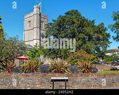 Regno Unito, Devon, Axminster, St Mary's Church Foto Stock