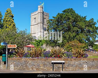 Regno Unito, Devon, Axminster, St Mary's Church Foto Stock