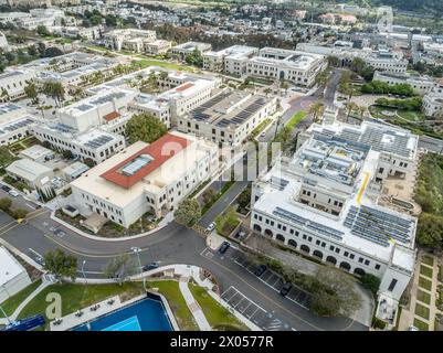 Università di San Diego gli edifici dell'università sono progettati in un'architettura plateresca del XVI secolo, uno stile del Rinascimento spagnolo Foto Stock