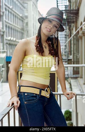 Alicia Keys a NewYork City nel 2002 credito: Ross Pelton/MediaPunch Foto Stock
