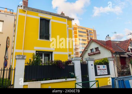 Malakoff, FRANCIA, periferie di Parigi, Scene di strada, alloggi periferici di Parigi, architettura Foto Stock