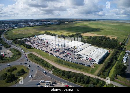 Gapton Hall Shopping Park, Great Yarmouth Foto Stock