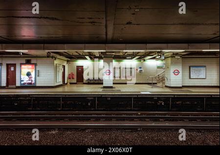 Mansion House metropolitana, metropolitana, stazione della metropolitana sulla linea District e Circle, Cannon Street, City of London. Foto Stock