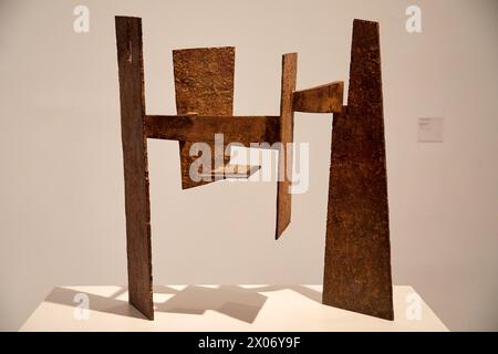 Pettine di vento I, 1952, Eduardo Chillida, Museo Nacional Centro de Arte Reina Sofia, Madrid, Spagna, Europa Foto Stock