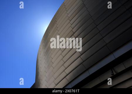 Madrid, Spagna. 9 aprile 2024. Una vista astratta dello stadio durante la partita di UEFA Champions League al Santiago Bernabau di Madrid. Il credito per immagini dovrebbe essere: Paul Terry/Sportimage Credit: Sportimage Ltd/Alamy Live News Foto Stock