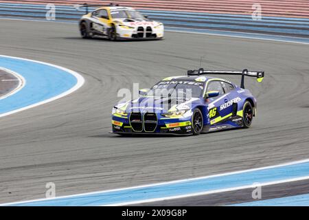 FANATEC GT WORLD 2024 al circuito Paul Ricard, Castellet, FRANCIA, 07/04/2024 Florent 'MrCrash' B.. Foto Stock