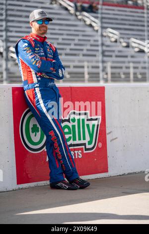 Jeb Burton si mette in pista per allenarsi con il DUDE Wipes 250 a Martinsville, Virginia, USA. Foto Stock