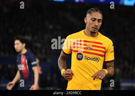 Parigi, Francia. 29 gennaio 2016. Julien Mattia/le Pictorium - PSG - FC Barcelona - 29/01/2016 - Francia/Ile-de-France (regione)/Parigi - il gol di Raphina per Barcellona durante i quarti di finale di Champions League tra PSG e FC Barcelona al Parc des Princes, 10 aprile 2024 credito: LE PICTORIUM/Alamy Live News Foto Stock