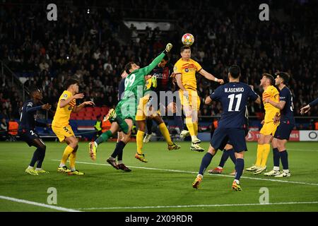 Parigi, Francia. 29 gennaio 2016. Julien Mattia/le Pictorium - PSG - FC Barcelona - 29/01/2016 - Francia/Ile-de-France (regione)/Parigi - Gianluigi Donnarumma durante i quarti di finale di Champions League tra PSG e FC Barcelona al Parc des Princes, 10 aprile 2024 credito: LE PICTORIUM/Alamy Live News Foto Stock