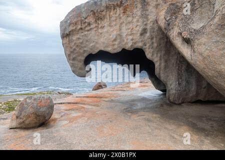 Remarkable Rocks nel Flinders Chase National Park, Kangaroo Island Foto Stock