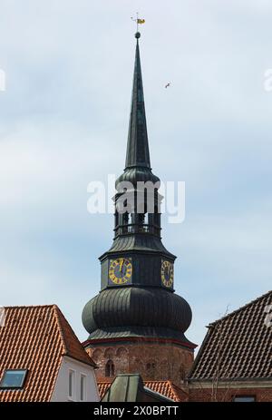 Campanile di St. Barocca Cosmae et Damiani chruch, Stade, Germania Foto Stock