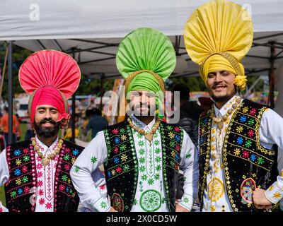 Reading MELA è il più grande evento per la comunità dell'Asia meridionale a Reading. il festival attrae spettacoli da una vasta gamma di locali e internazionali Foto Stock