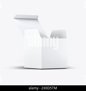 Rendering 3D del blocco vasetti cosmetici Foto Stock