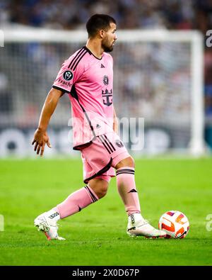 Guadalupe, Guadalupe, Messico, Messico. 10 aprile 2024. Partita tra il CF Monterrey e l'Inter Miami nell'ambito dei quarti di finale della seconda tappa della CONCACAF Champions Cup al BBVA Stadium il 10 aprile 2024 a Guadalupe, Messico. (Foto di Toby Tande/PxImages) (immagine di credito: © Torbjorn Tande/PX Imagens via ZUMA Press Wire) SOLO PER USO EDITORIALE! Non per USO commerciale! Foto Stock