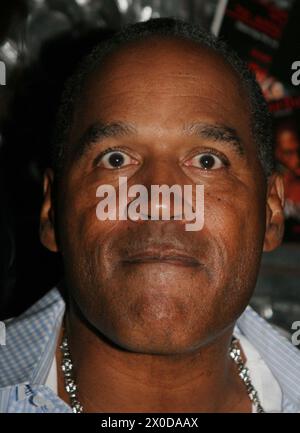 **FILE PHOTO** O.J. Simpson è morto. GU Simpson 2006 JR Davis/PHOTOlink/MediaPunch Foto Stock