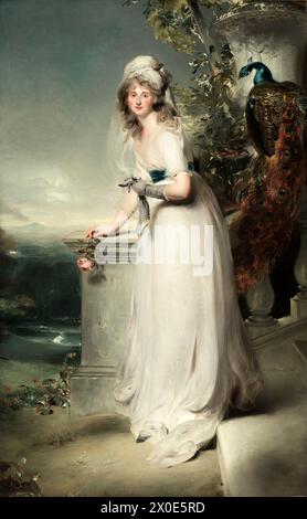 Ritratto di Catherine Grey, Lady Manners. Thomas Lawrence. 1794. Foto Stock