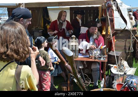 festa dei pirati a port washington, wisconsin Foto Stock