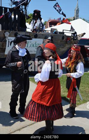 festa dei pirati a port washington, wisconsin Foto Stock