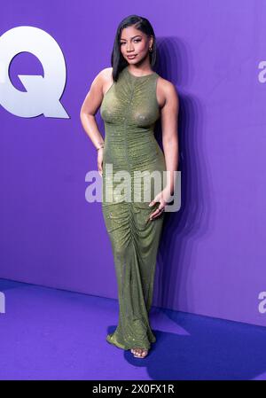 Taylor Rooks partecipa al secondo GQ Global Creativity Awards annuale alla WSA di New York l'11 aprile 2024 Foto Stock