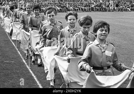 L'immagine mostra le scout belghe. [traduzione automatizzata] Foto Stock