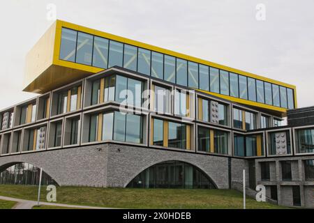 Esterno del quartier generale della Lego Billund Danimarca, aprile 2024 Foto Stock