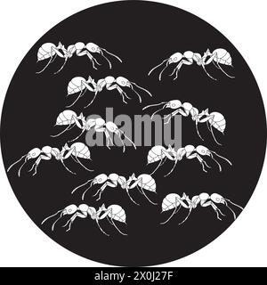 Icona ANT simbolo vettoriale.illustrazione vettoriale Illustrazione Vettoriale