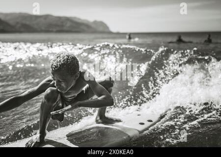 Vacanze in famiglia in Africa occidentale, Santiago, Tarrafal Foto Stock