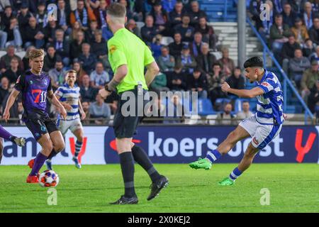 Doetinchem, Paesi Bassi. 12 aprile 2024. DOETINCHEM, PAESI BASSI - 12 APRILE: Basonal di De Graafschap durante il Keukenkampioendivisie match olandese tra De Graafschap e Telstar allo Stadion de Vijverberg il 12 aprile 2024 a Doetinchem, Paesi Bassi (foto di Ben Gal/Orange Pictures) crediti: Orange Pics BV/Alamy Live News Foto Stock