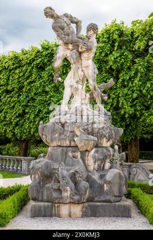 Giardini Mirabell a Salisburgo, Austria, Europa Foto Stock