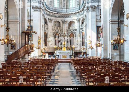 Chiesa Cattolica Romana di St-Paul-St-Louis Parigi, Francia Foto Stock