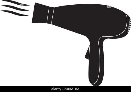 icona dell'essiccatore per le mani, disegno del simbolo del vettore Illustrazione Vettoriale