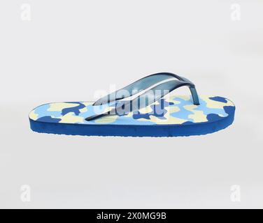 flip flop con design astratto camo isolato Foto Stock