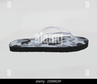 flip flop con design astratto camo isolato Foto Stock