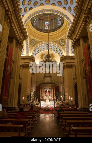 Pamplona, Spagna - 3 marzo 2024: Cappella di San Fermin presso la Chiesa di San Lorenzo, Pamplona, Navarra, Spagna Foto Stock