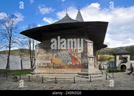 Monastero di Voronet Foto Stock