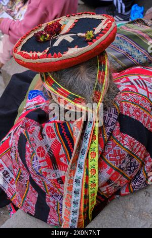 Perù, provincia di Cuzco, città di Lares, carnevale Foto Stock