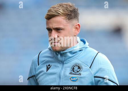 Sammie Szmodics di Blackburn Rovers arriva all'Elland Road Stadium in vista della partita del Campionato Sky Bet Leeds United vs Blackburn Rovers a Elland Road, Leeds, Regno Unito, 13 aprile 2024 (foto di James Heaton/News Images) Foto Stock